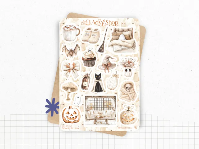 adylshop-spooky-cozy-illustrations-1-stickers-halloween image 1