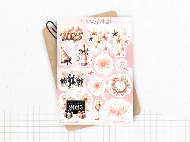 adylshop-bonne-ann-e-2025-planche-stickers-f-te-13-motifs image 1