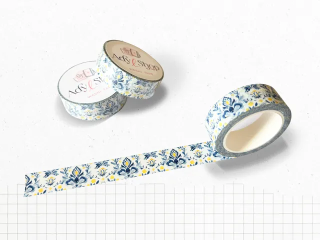 adylshop-m-diterran-e-washi-tape-bleu-15-mm-x-10-m-t image 1