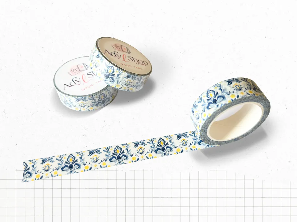 adylshop-m-diterran-e-washi-tape-bleu-15-mm-x-10-m-t image 1