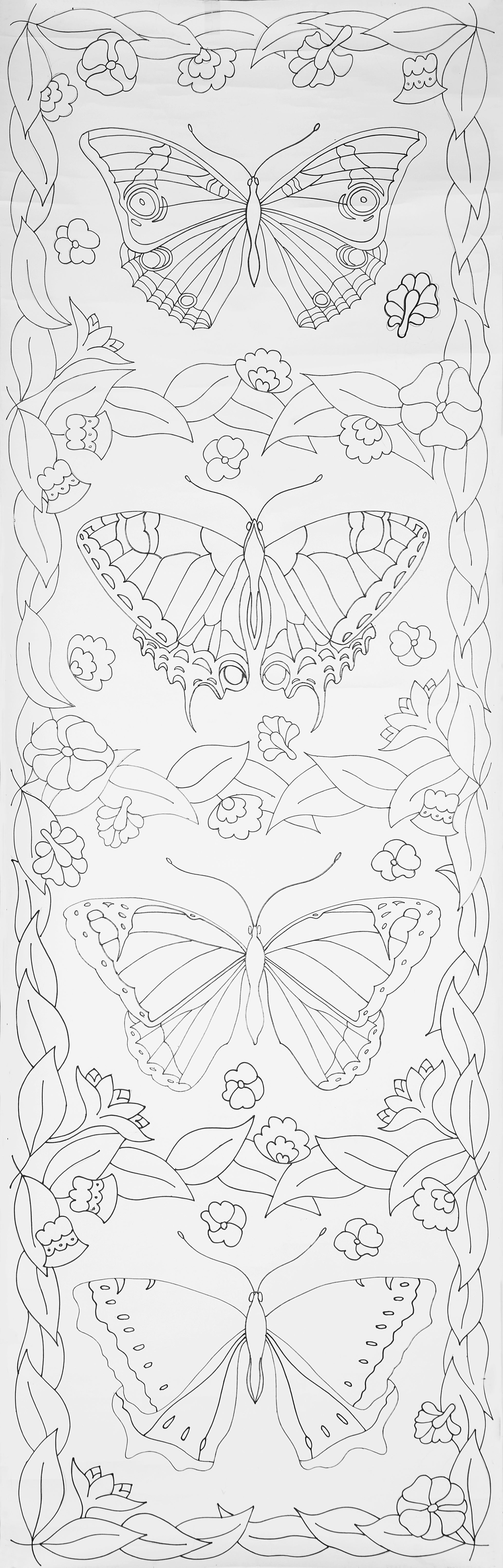 oxford-mcadoo-four-butterflies-patron-punch-needle-63x200-cm image 2