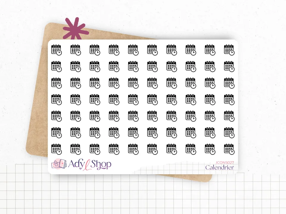 adylshop-calendrier-planche-mini-ic-nes-stickers-blanc-mat-70-pi-ces image 1