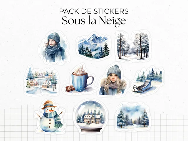 adylshop-sous-la-neige-pack-stickers-die-cut-hiver-10 image 1