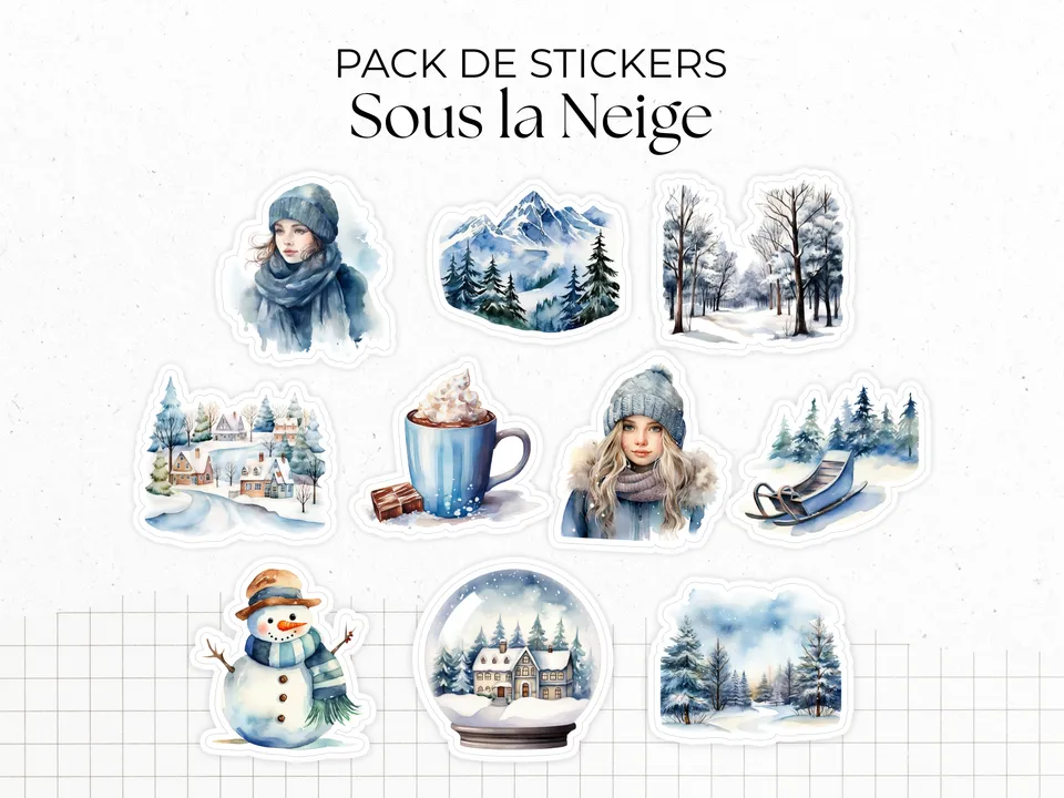 adylshop-sous-la-neige-pack-stickers-die-cut-hiver-10 image 1