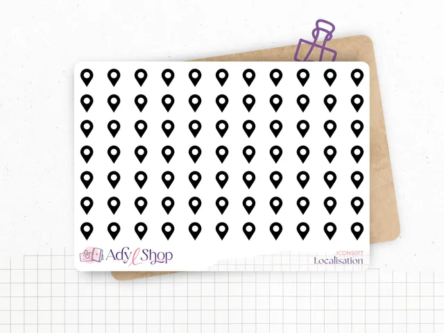 adylshop-localisation-mini-ic-nes-stickers-blanc-mat-77 image 1