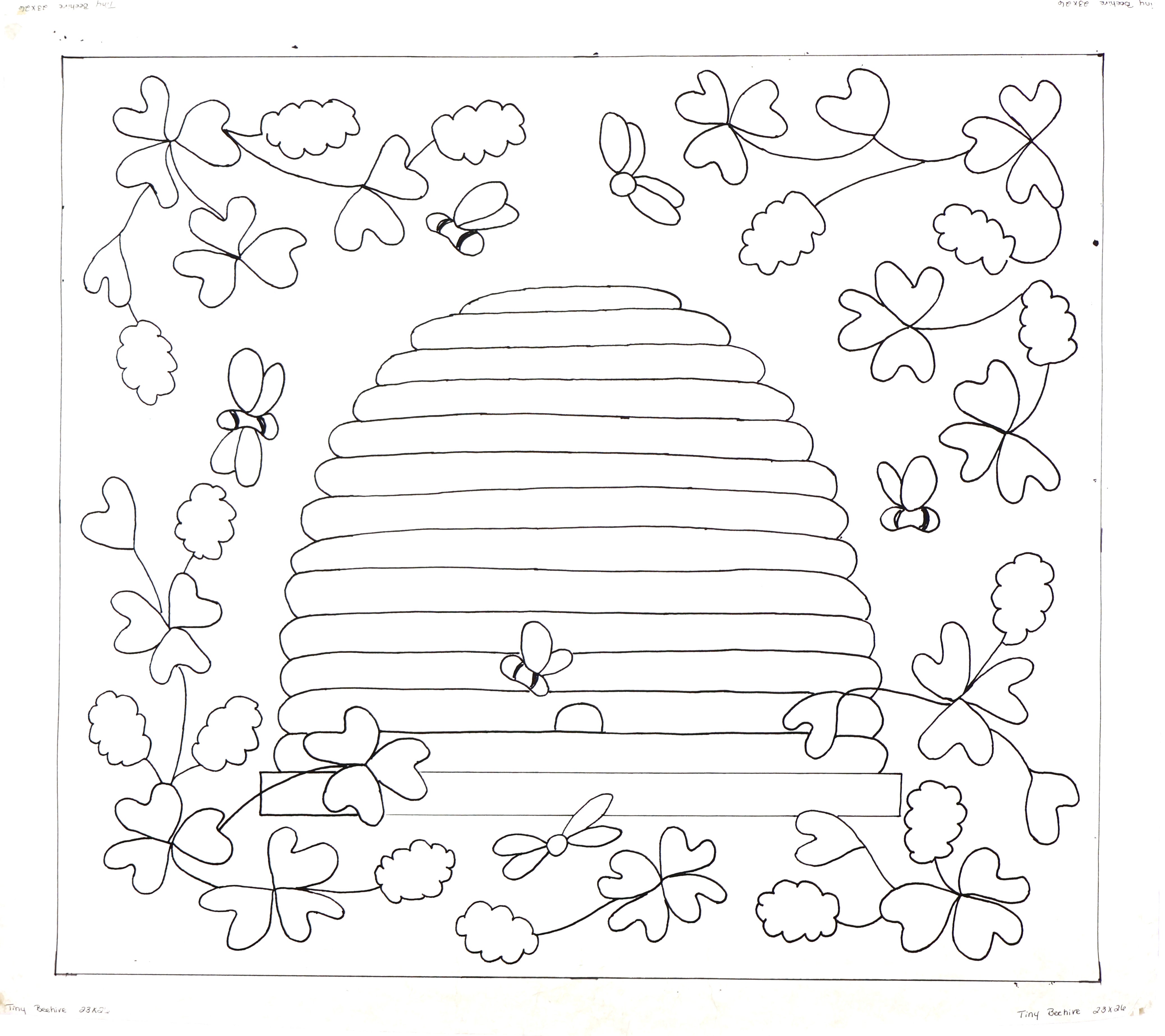 oxford-mcadoo-tiny-beehive-patron-punch-58x66-cm-ruche image 2