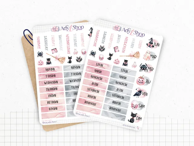 adylshop-abracada-boo-stickers-jours-semaine-fran-ais-halloween image 1