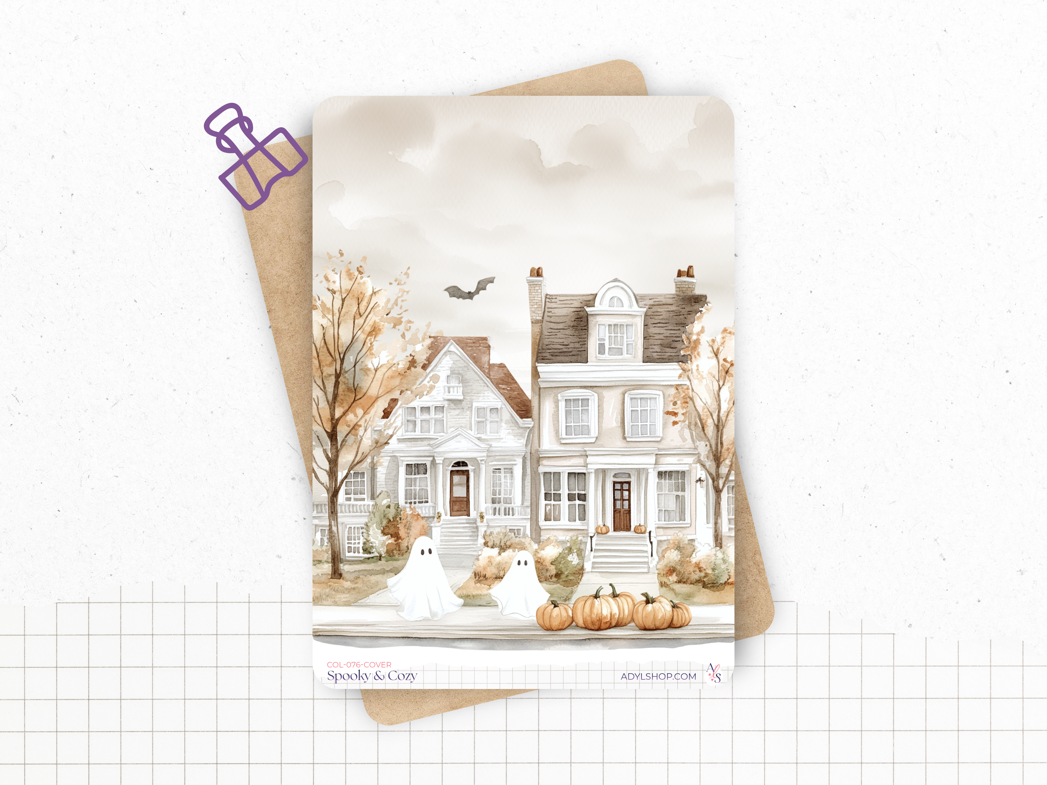 adylshop-spooky-cozy-pack-stickers-halloween-die-cut image 4
