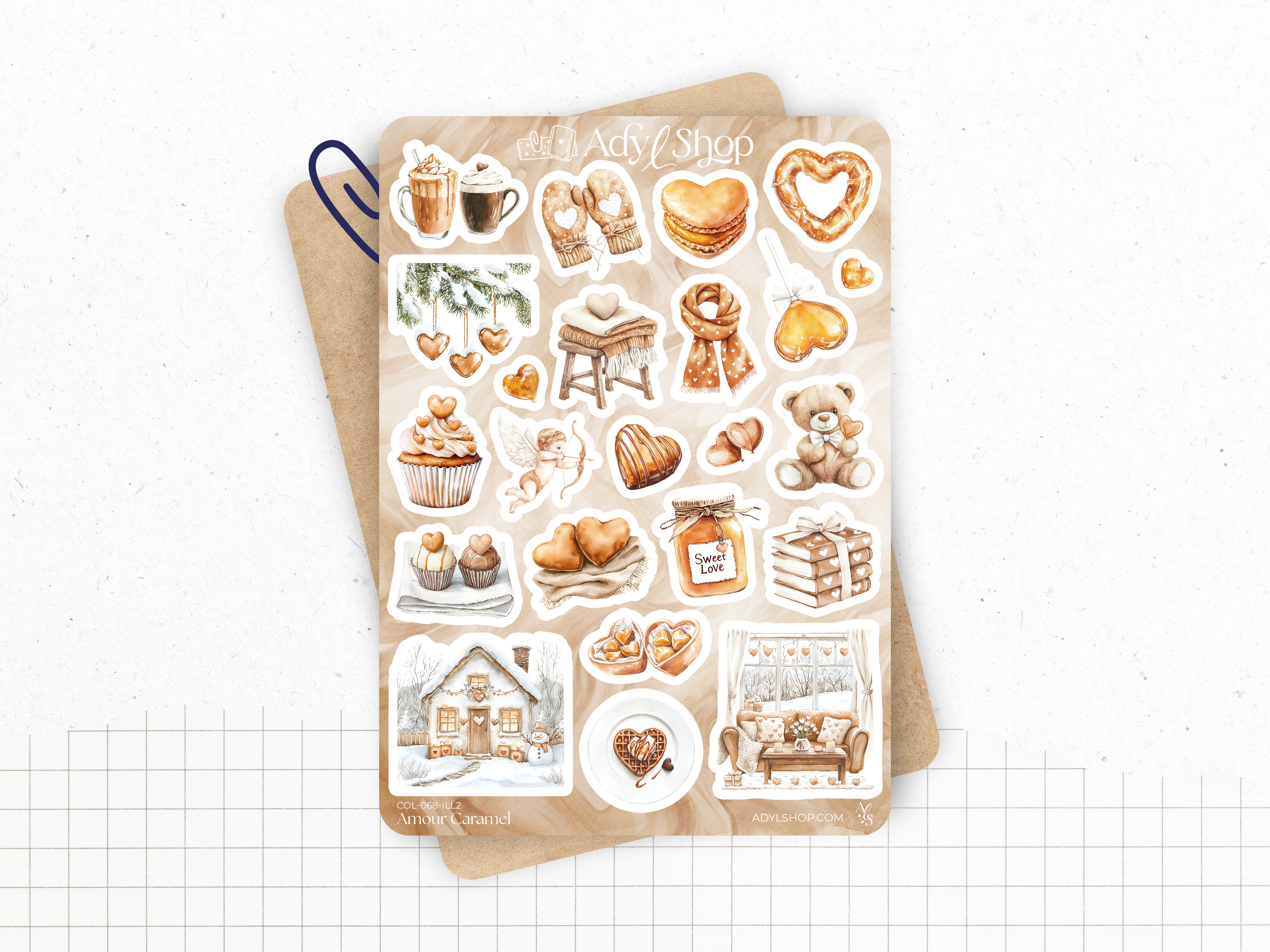 adylshop-amour-caramel-planche-stickers-headers-saint-valentin image 3