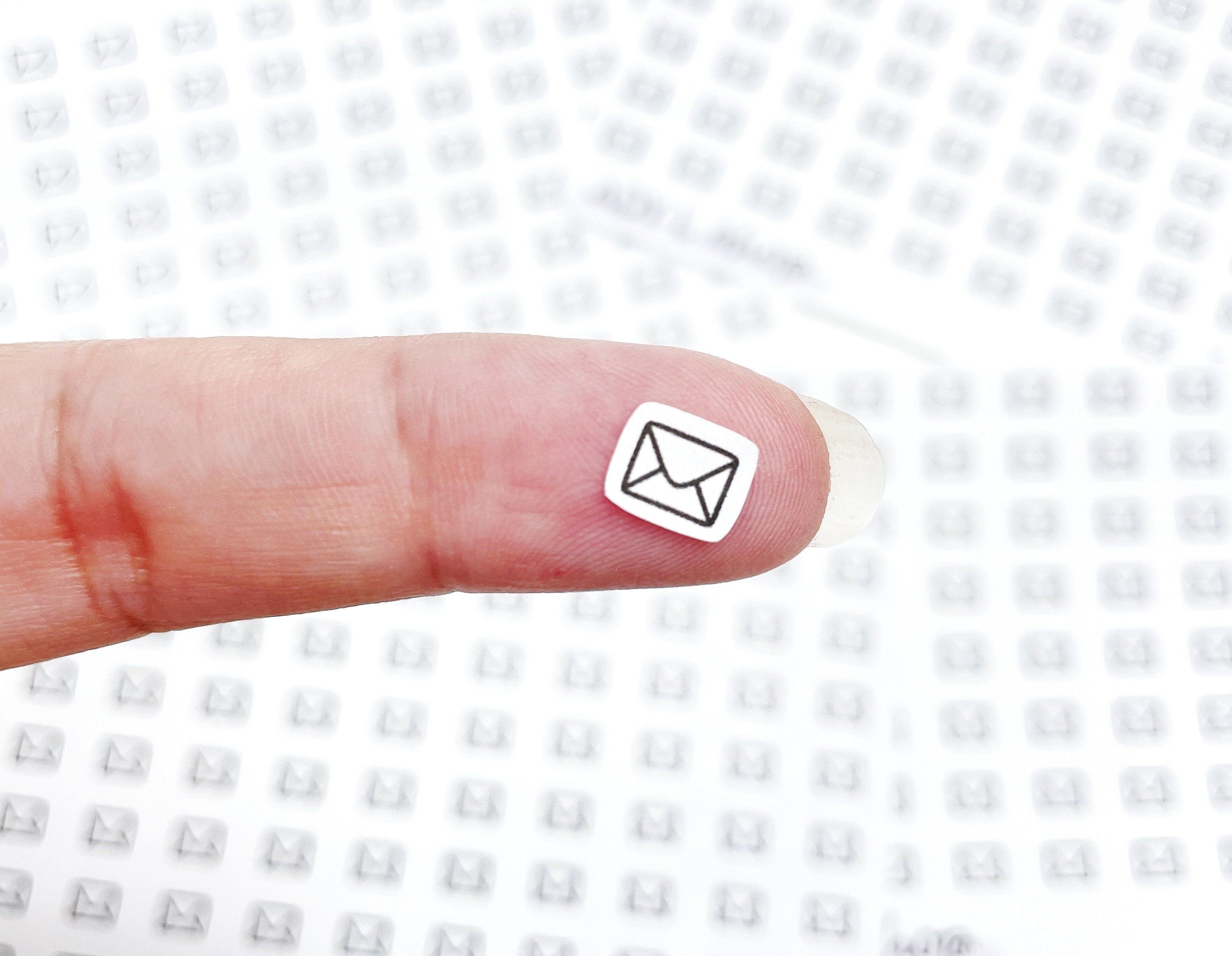 adylshop-enveloppe-mini-stickers-blanc-mat-80 image 2