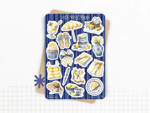 adylshop-m-diterran-e-illustrations-1-stickers-t-citrons image 1
