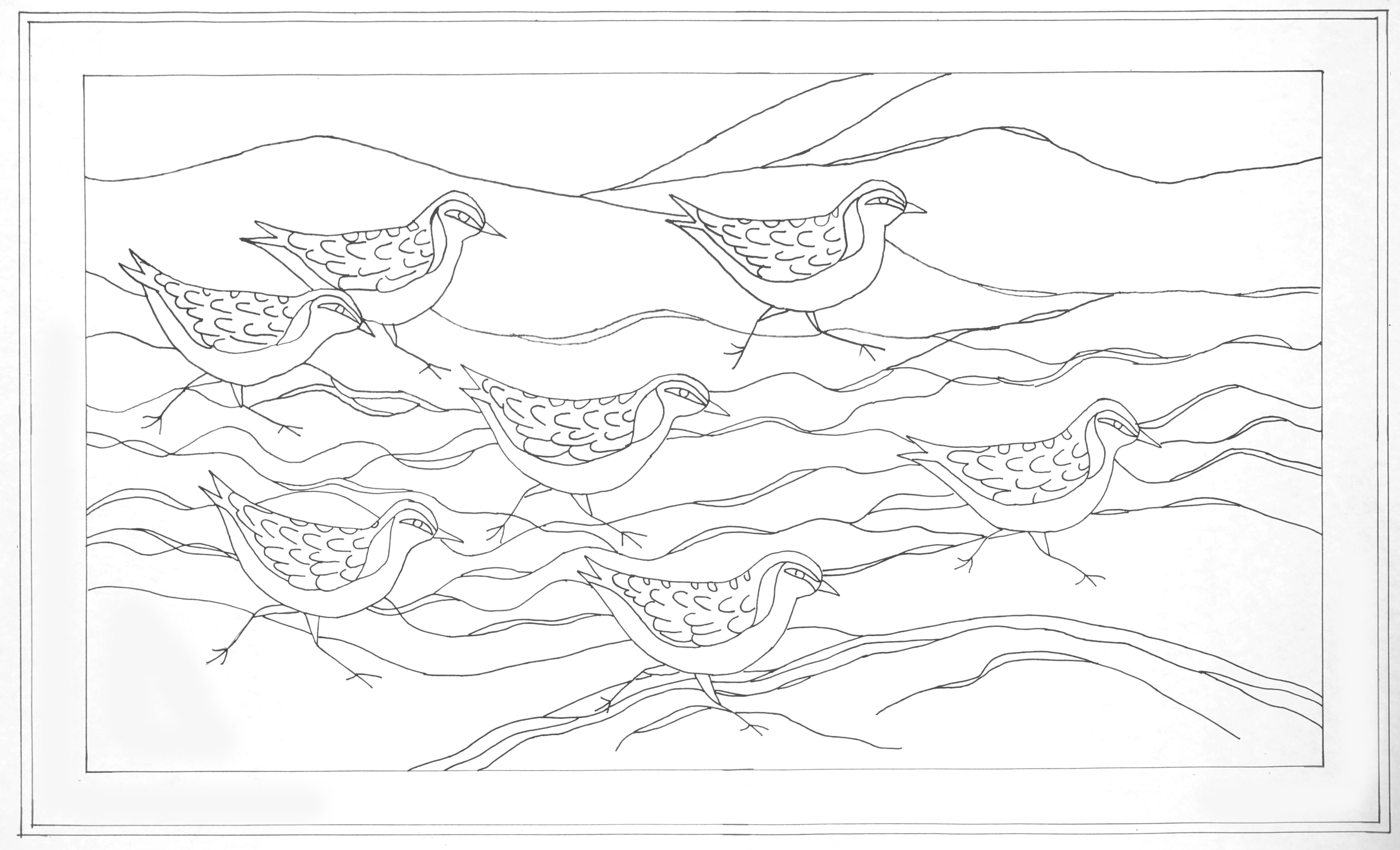 oxford-sandpipers-patron-punch-needle-oiseaux-58-4x96-5cm image 2