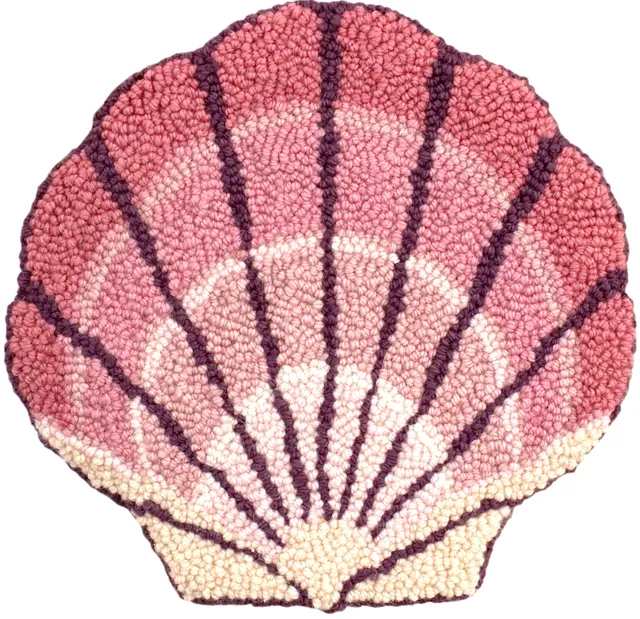 oxford-punch-needle-patterns-scallop-shell-patron-33-cm-coquille image 1