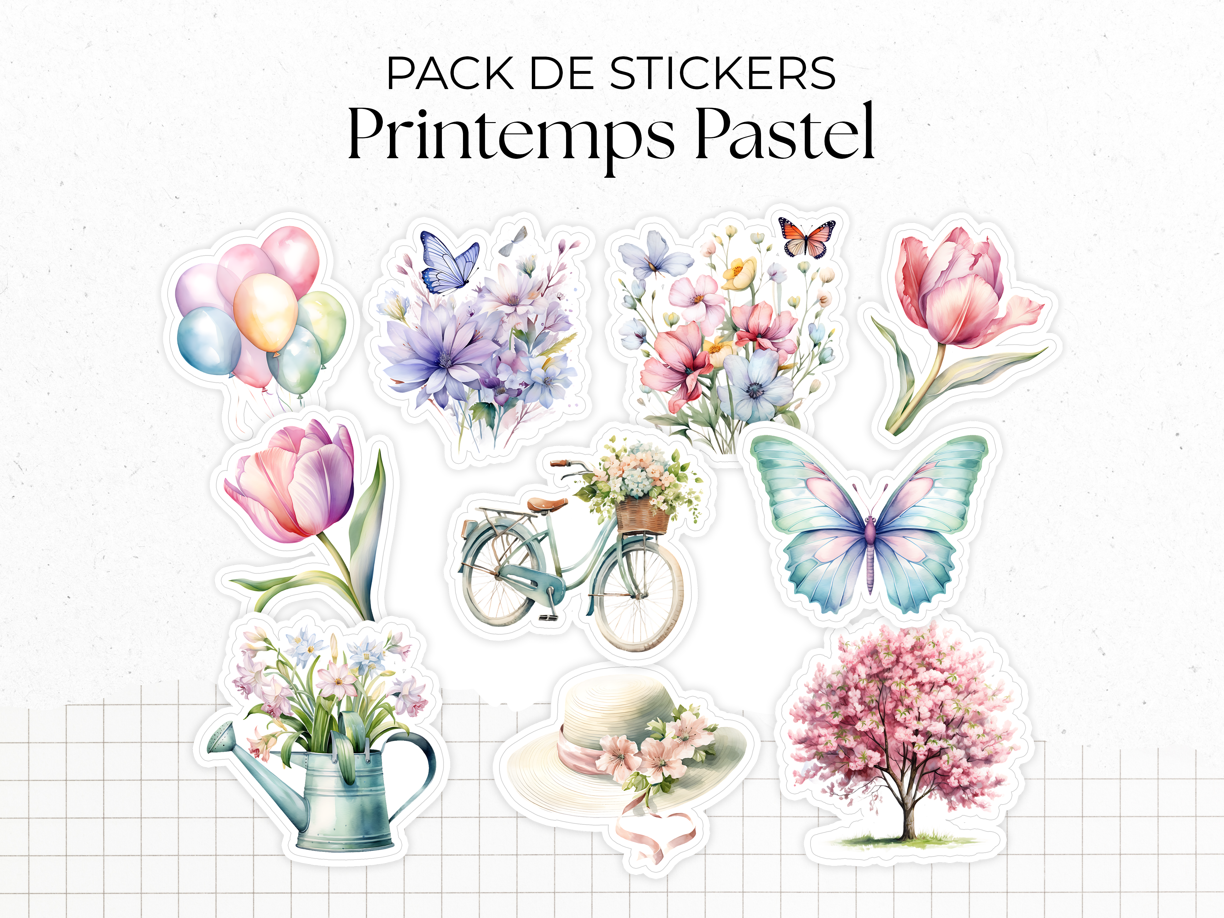 adylshop-printemps-pastel-planche-stickers-illustrations-2-fleurs image 5