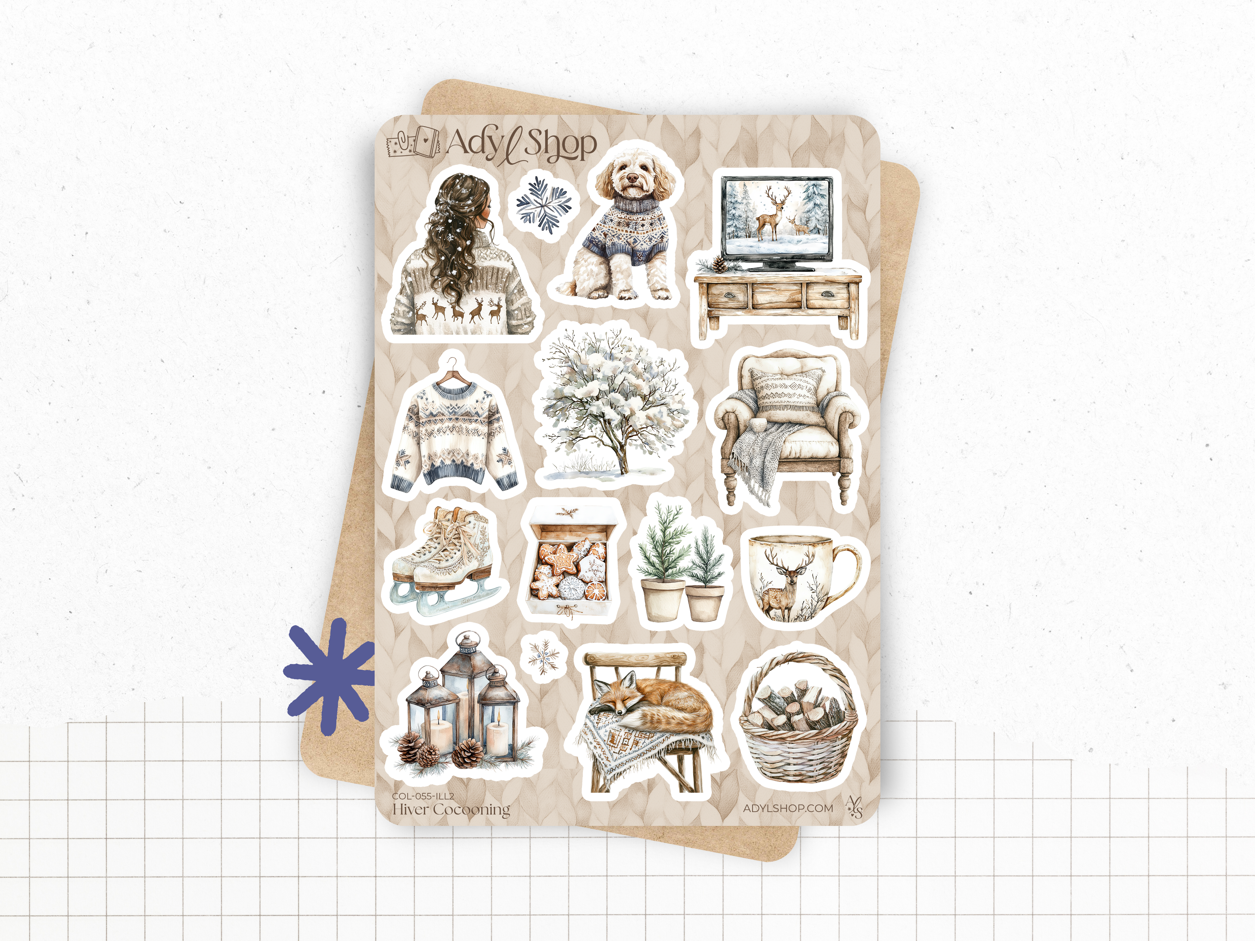 adylshop-hiver-cocooning-stickers-headers-et-formes-bleu image 3