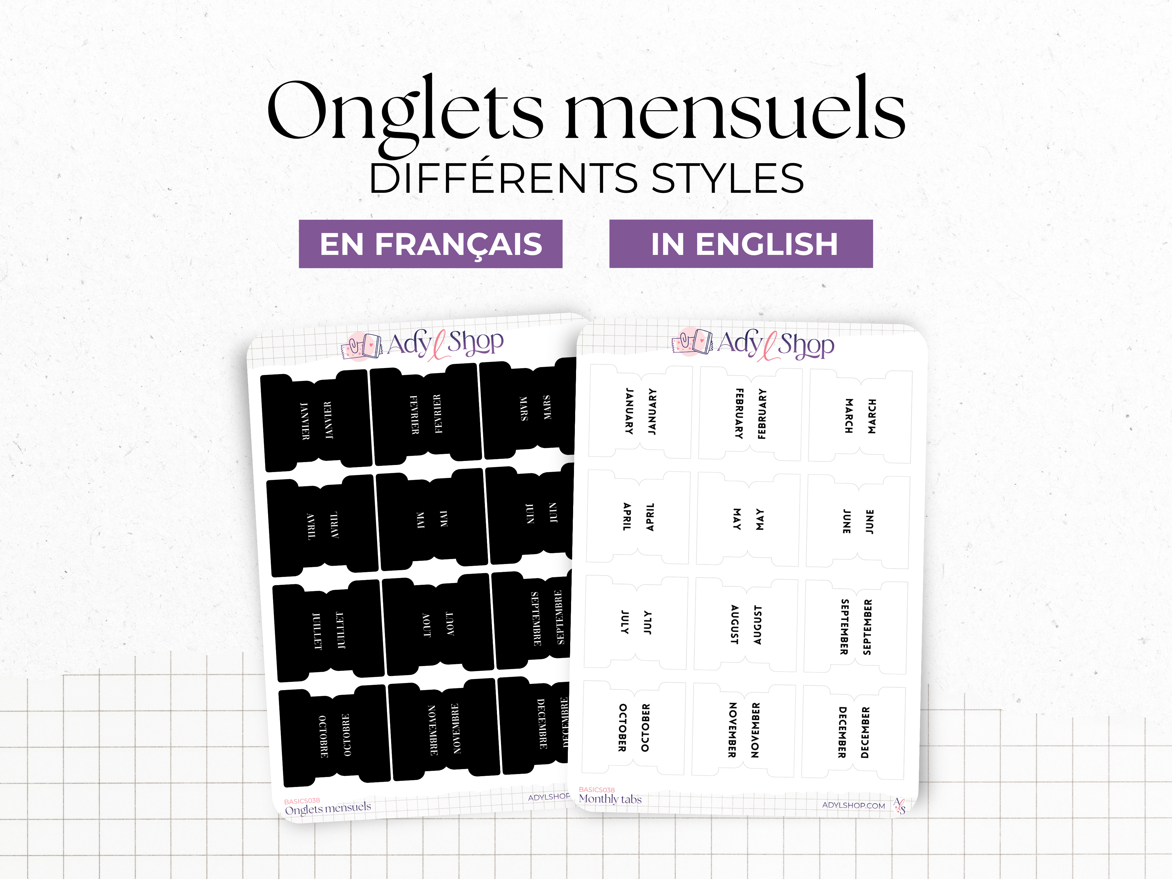 adylshop-stickers-fonctionnels-onglets-mensuels-blanc-fran-ais image 1