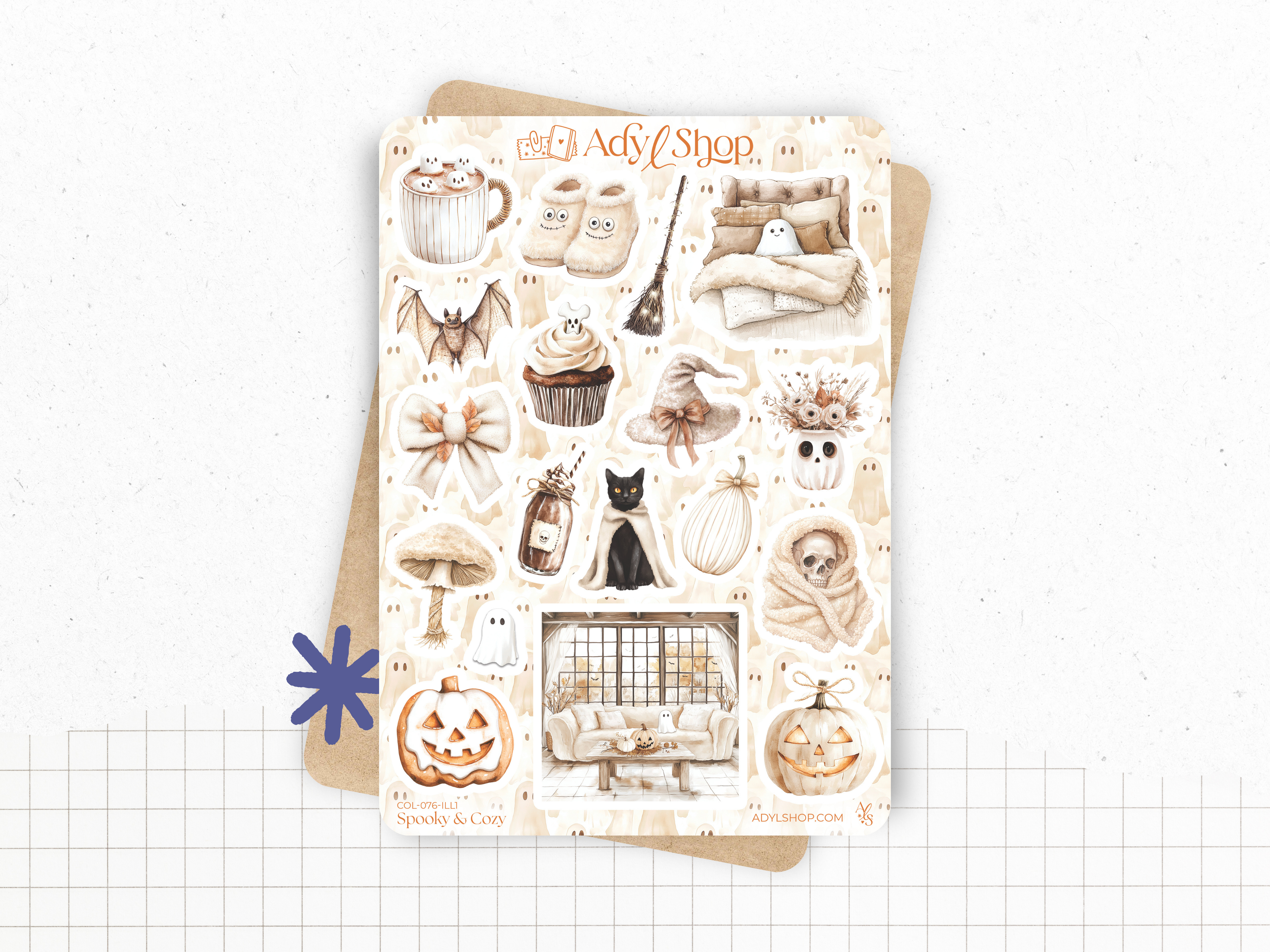 adylshop-spooky-cozy-illustrations-1-stickers-halloween image 1