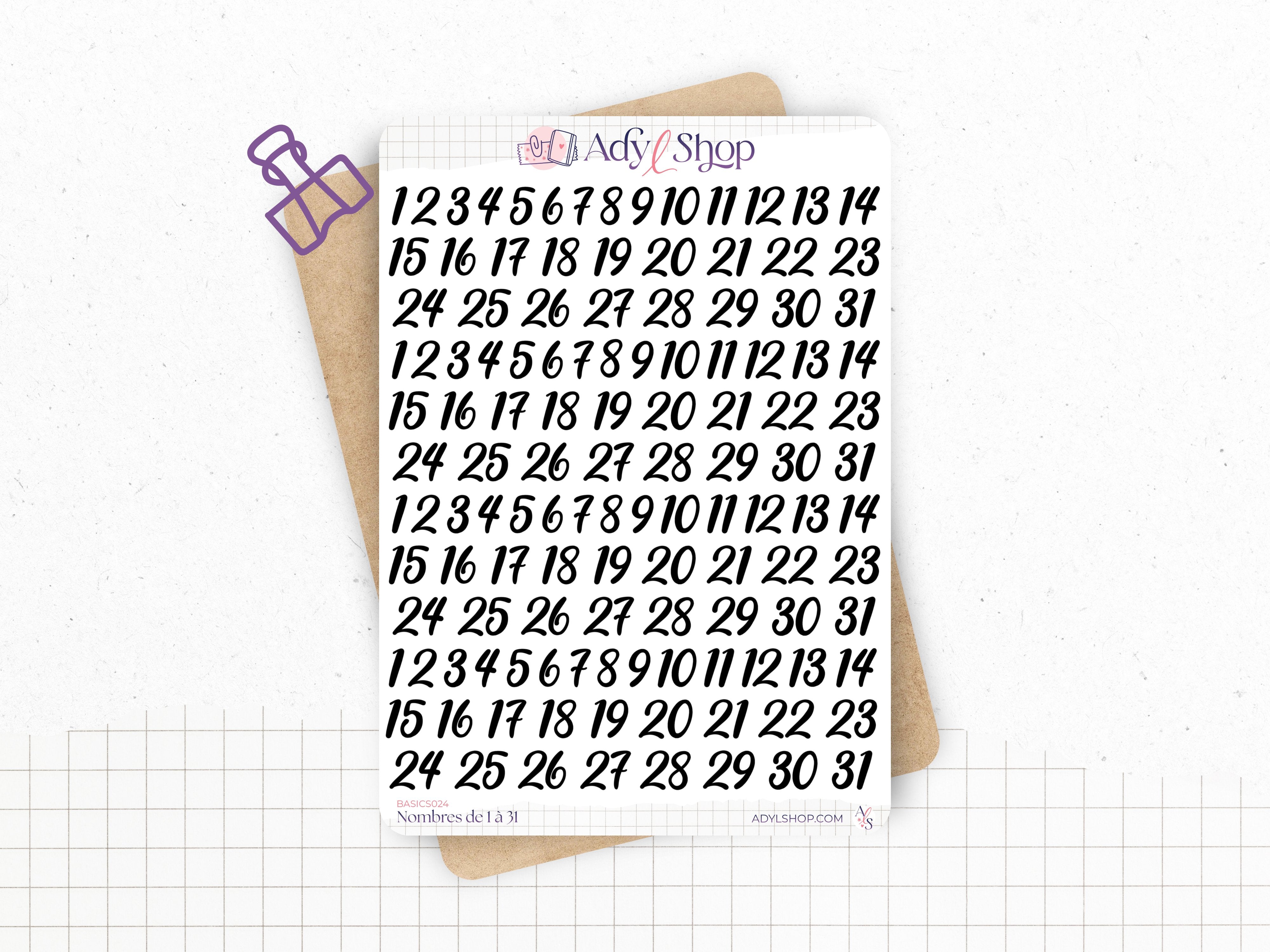 adylshop-chiffres-1-31-stickers-dates-blanc-mat-124 image 1