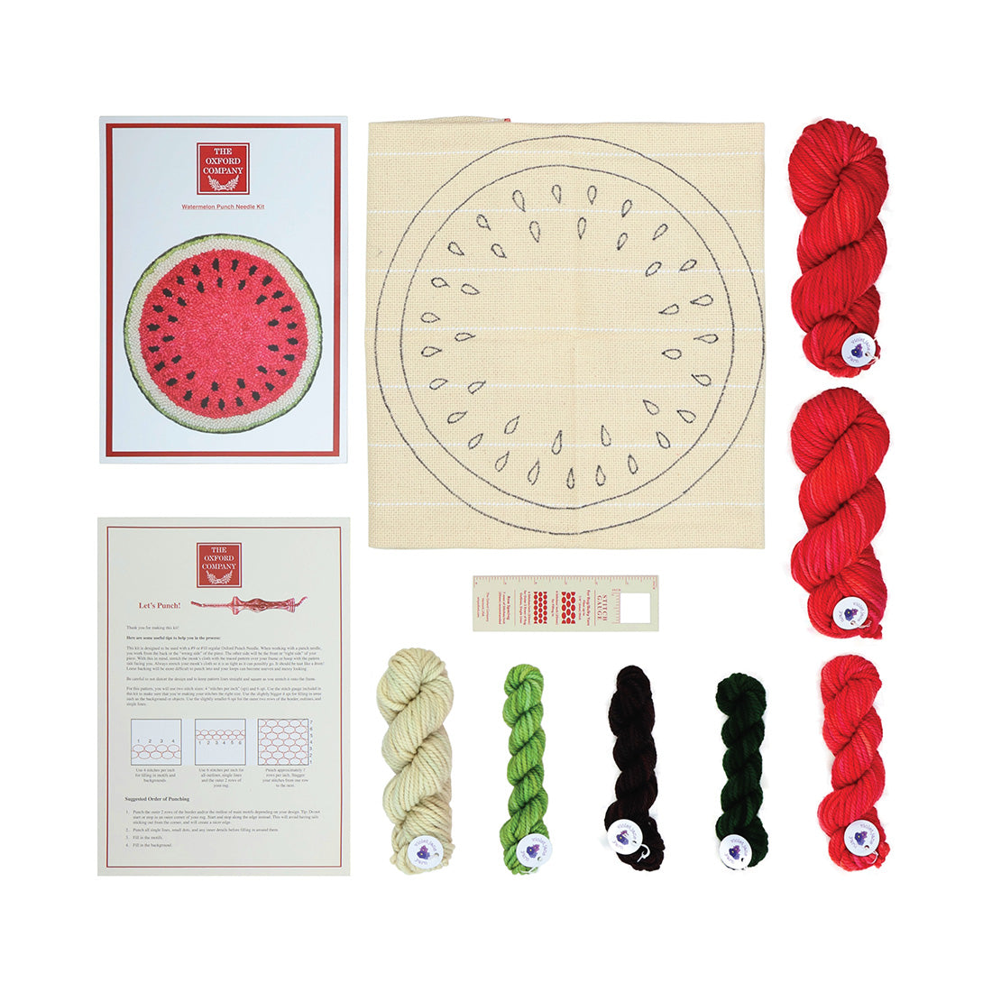 oxford-punch-watermelon-kit-punch-needle-galette-33cm image 3