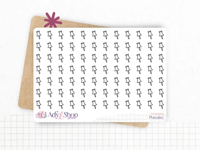 adylshop-stickers-fonctionnels-mini-ic-nes-punaise-blanc-mat-84 image 1