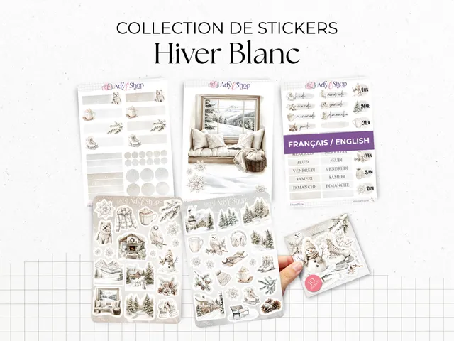 adylshop-sets-mensuels-hiver-blanc-collection-compl-te-fran-ais-neige image 1