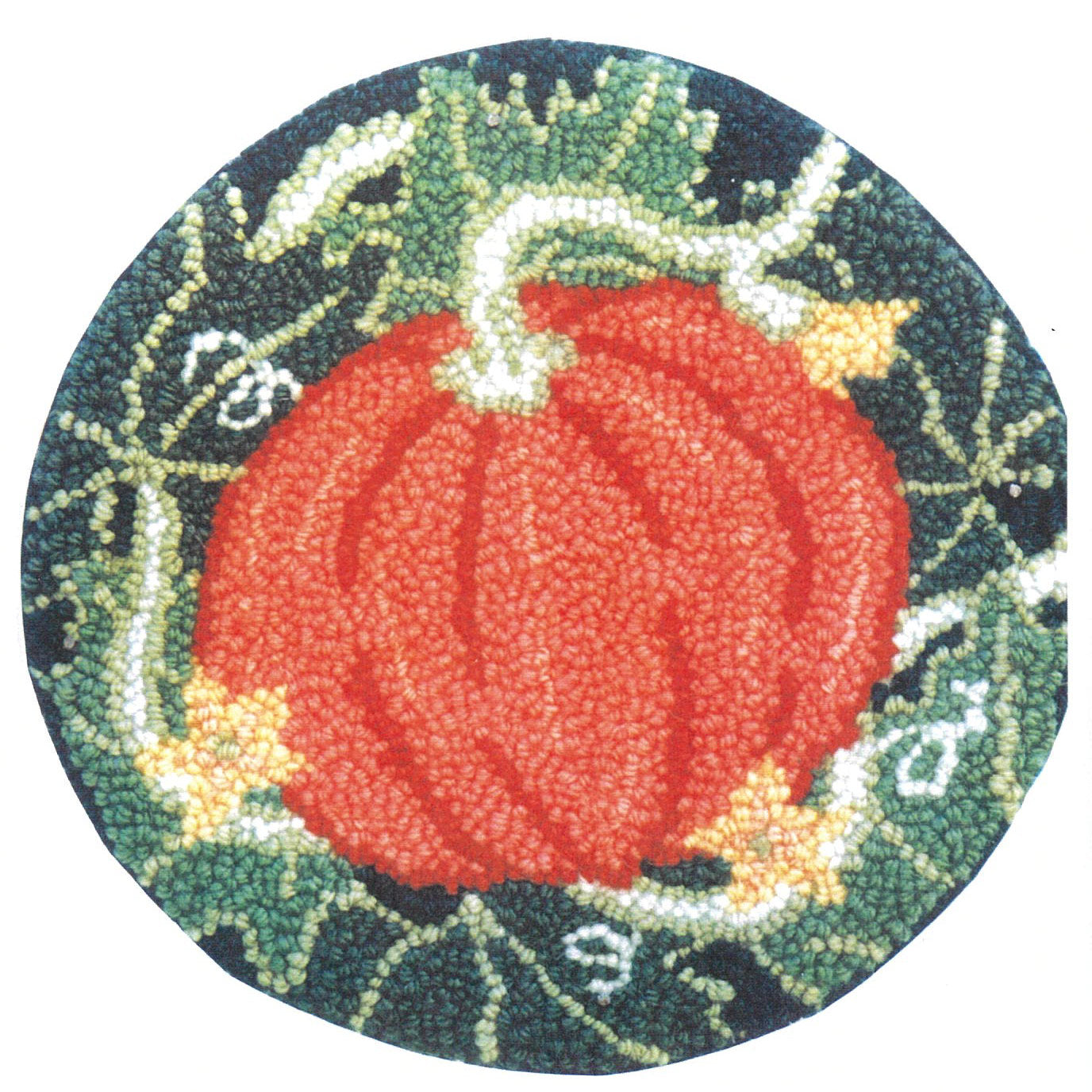 oxford-punch-pumpkin-vines-patron-punch-needle-citrouille-33cm image 1