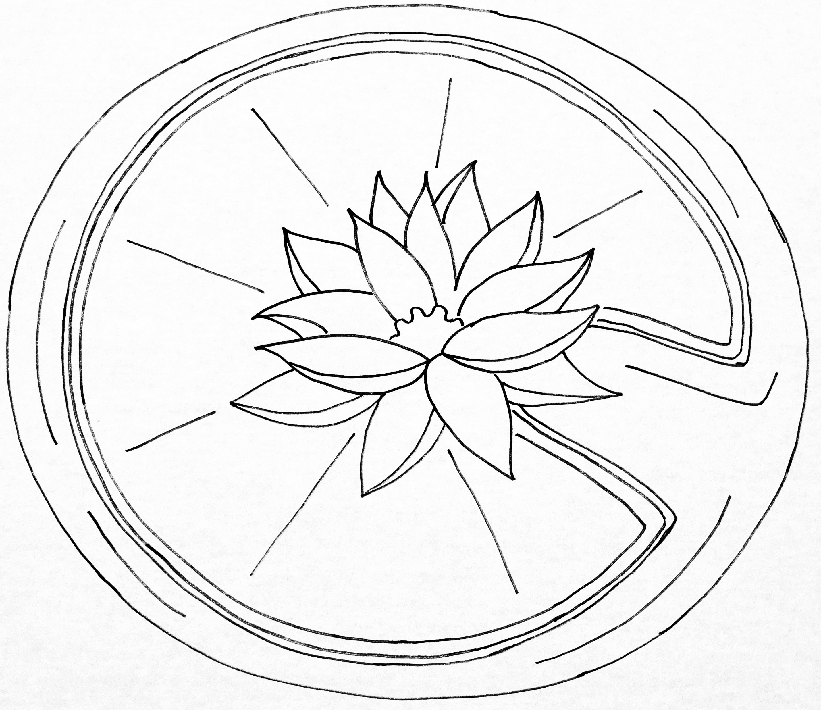the-oxford-company-water-lily-patron-punch-needle-30x35-cm image 2