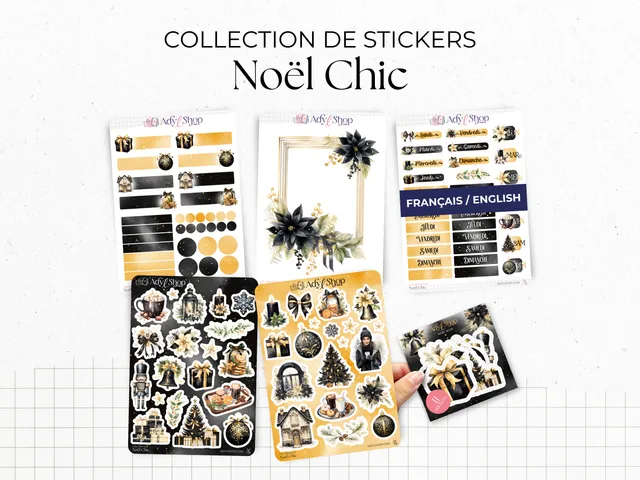 adylshop-no-l-chic-collection-compl-te-stickers-fran-ais image 1
