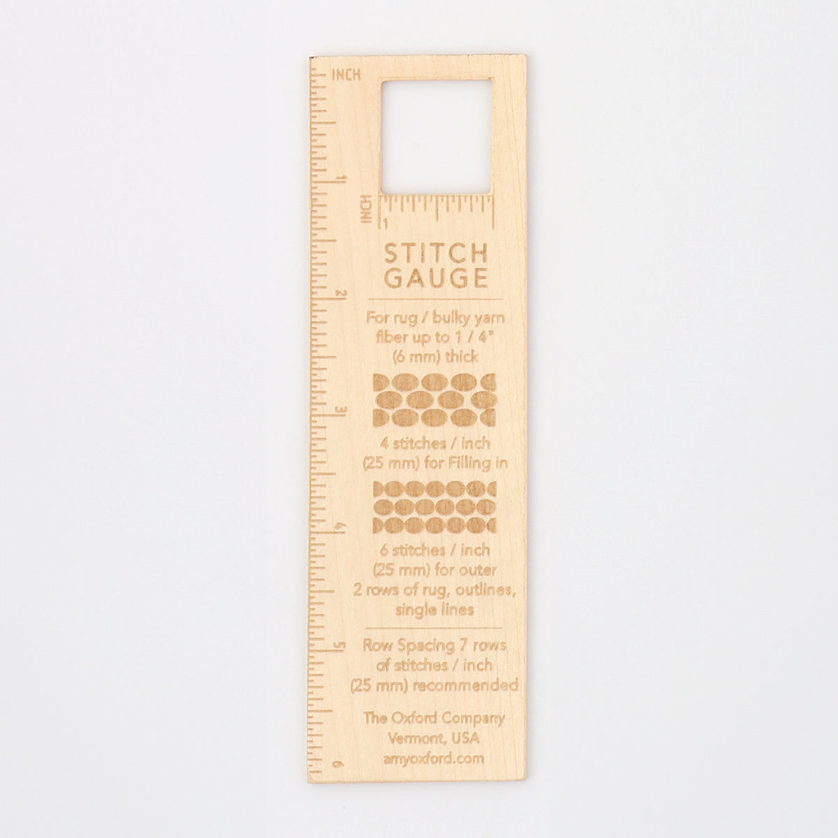 oxford-supplies-wooden-stitch-gauge-jauge-bois-h-tre image 1