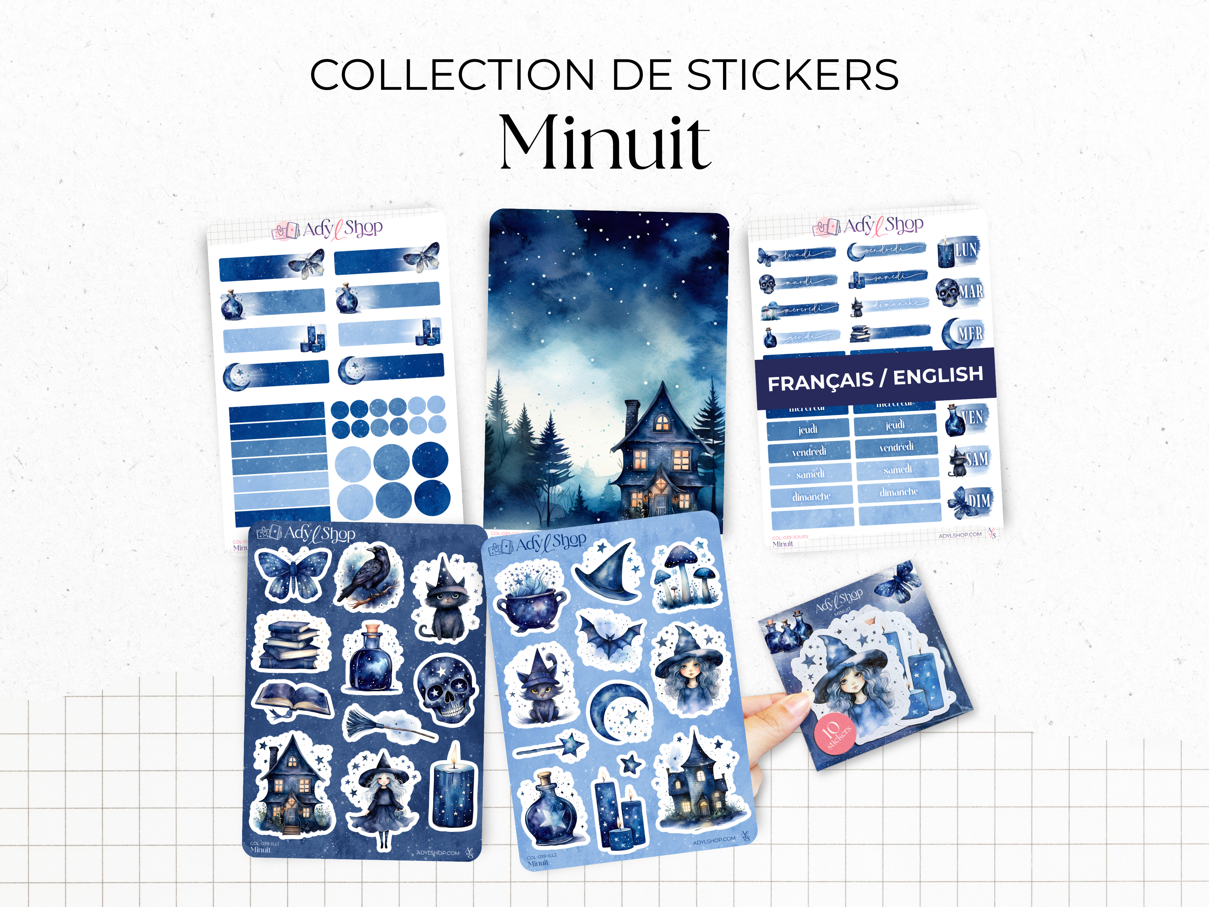 adylshop-minuit-stickers-pack-magie-10-die-cut image 7