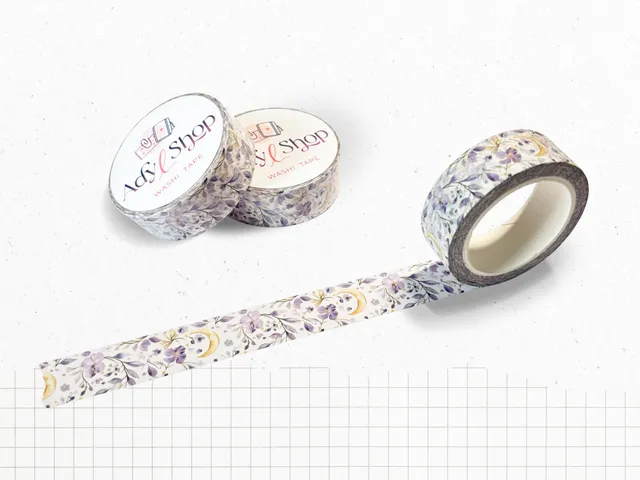 adylshop-enchant-washi-tape-floral-printemps-15mm-x-10m image 1