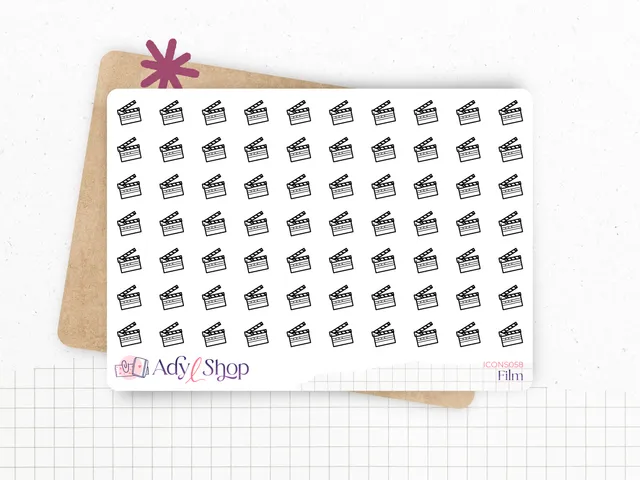 adylshop-film-mini-ic-nes-stickers-cin-ma-blanc-mat-70 image 1