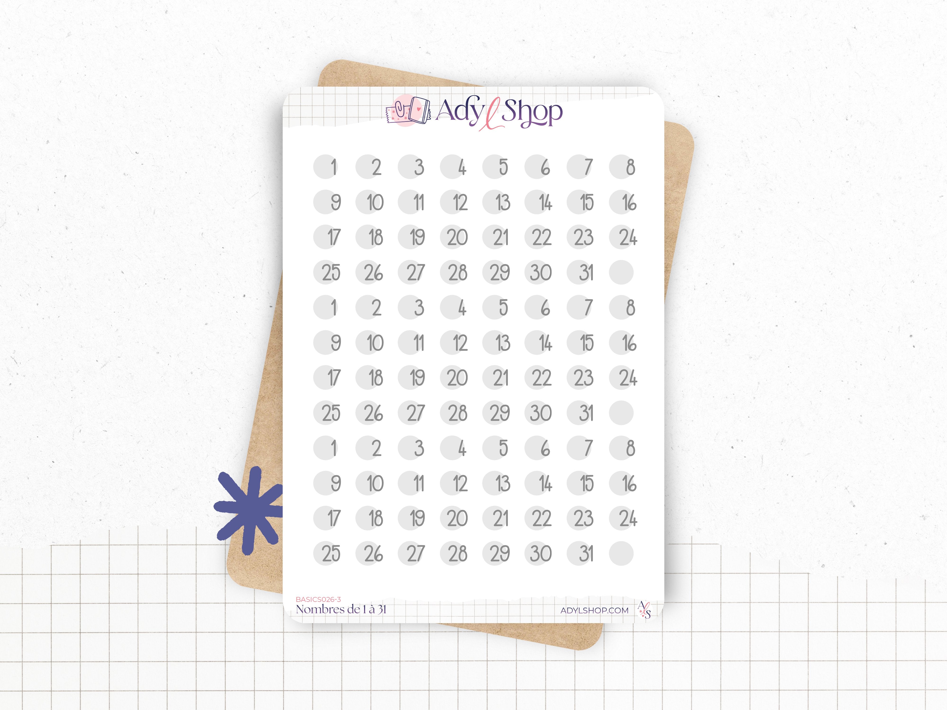 adylshop-stickers-fonctionnels-chiffres-1-31-mini-stickers-ronds-dates image 4