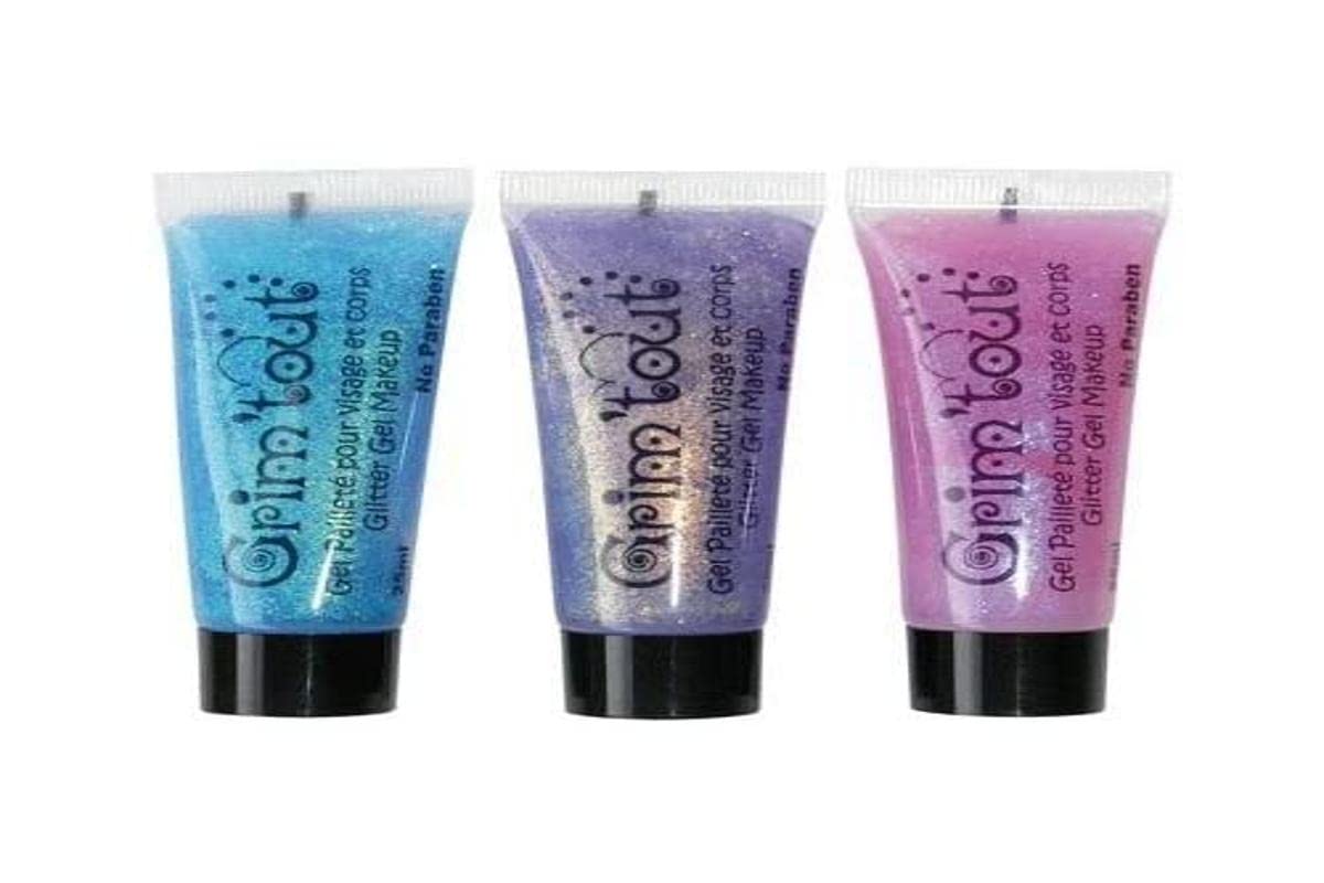 grim-tout-indispensables-gel-paillettes-visage-lot-3-tubes-rose-25ml image 1
