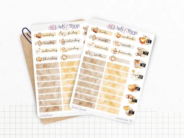 adylshop-amour-caramel-planche-stickers-illustrations-1-amour image 1