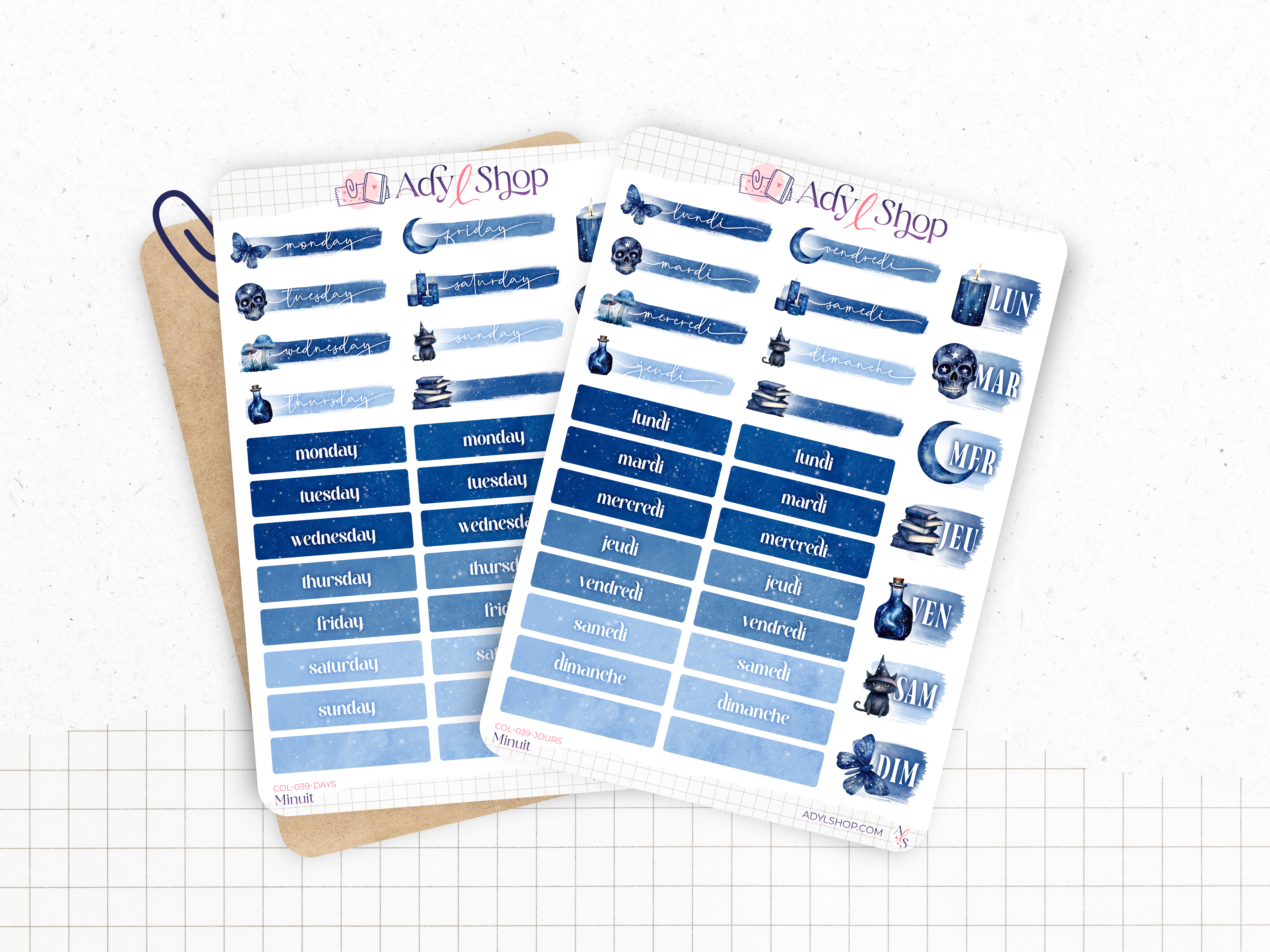 adylshop-minuit-stickers-pack-magie-10-die-cut image 6