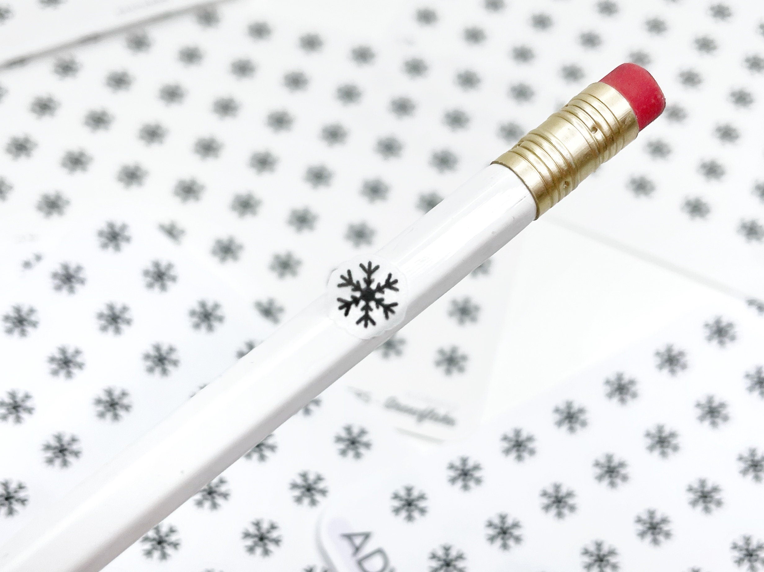adylshop-flocon-de-neige-mini-sticker-planner-blanc-mat-77 image 3