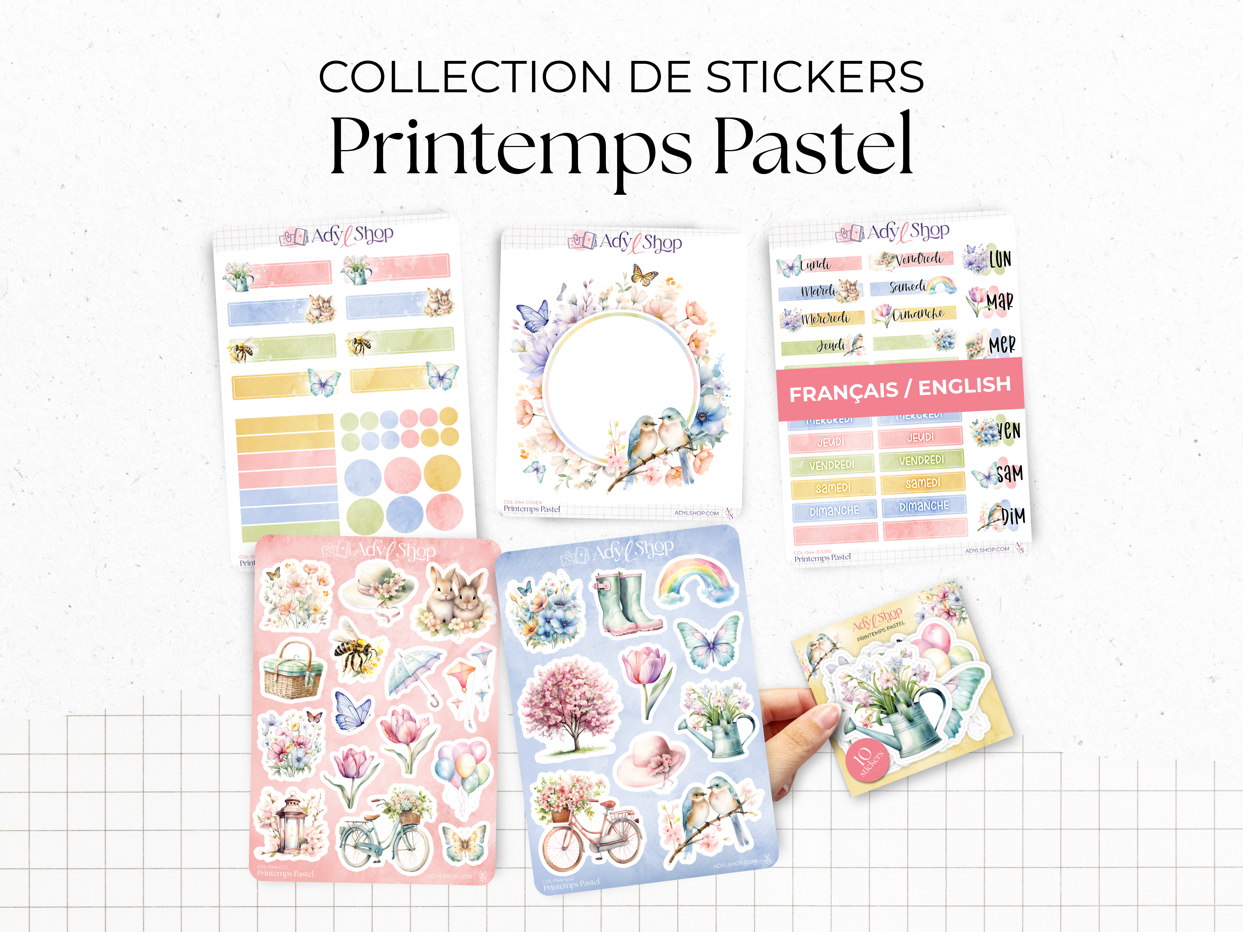 adylshop-printemps-pastel-planche-stickers-illustrations-2-fleurs image 6