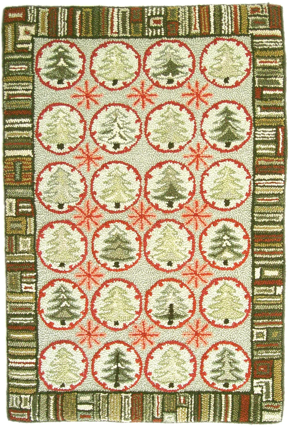 the-oxford-company-antique-christmas-tree-patron-punch-needle-78x119cm image 1