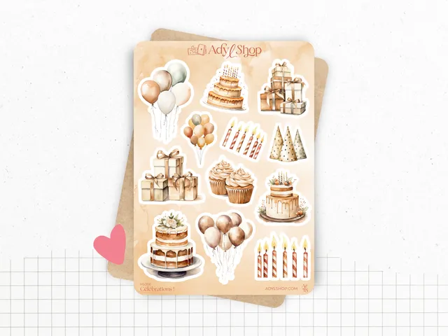 adylshop-c-l-brations-planche-12-stickers-anniversaire-f-te image 1