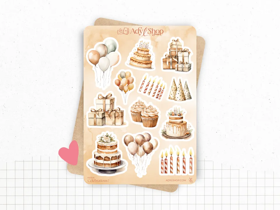 adylshop-c-l-brations-planche-12-stickers-anniversaire-f-te image 1