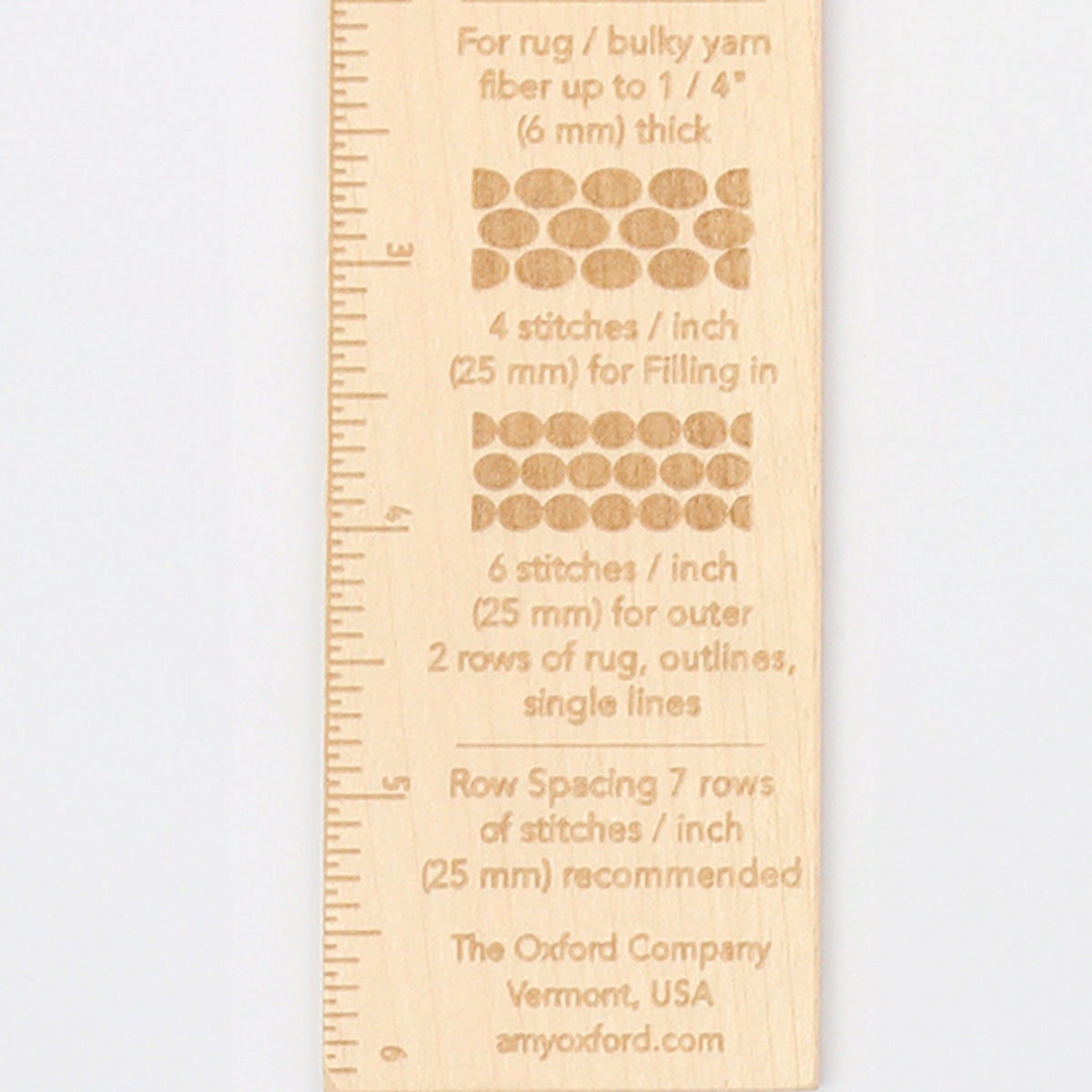 oxford-supplies-wooden-stitch-gauge-jauge-bois-h-tre image 2