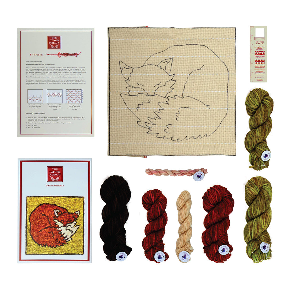 oxford-punch-needle-kits-fox-kit-kit-punch-needle-renard image 3