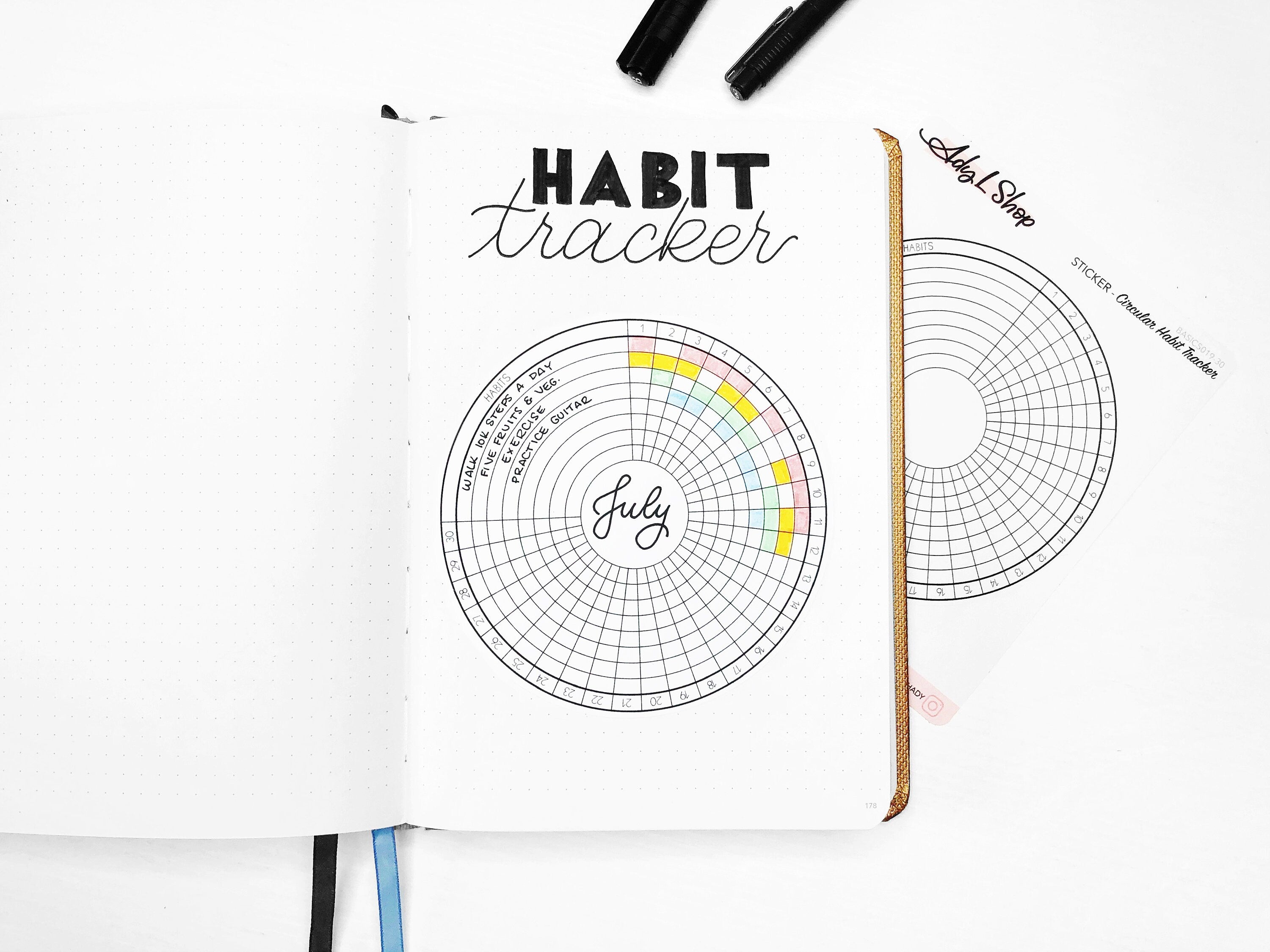 adylshop-habit-tracker-circulaire-sticker-rond-31-jours image 3