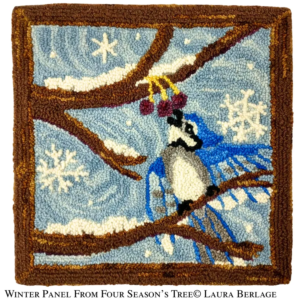 the-oxford-company-winter-tree-cours-punch-needle-pointe-fine image 1