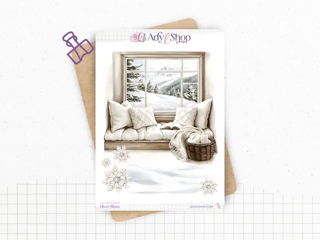 adylshop-hiver-blanc-page-couverture-stickers-hiver-neige image 1