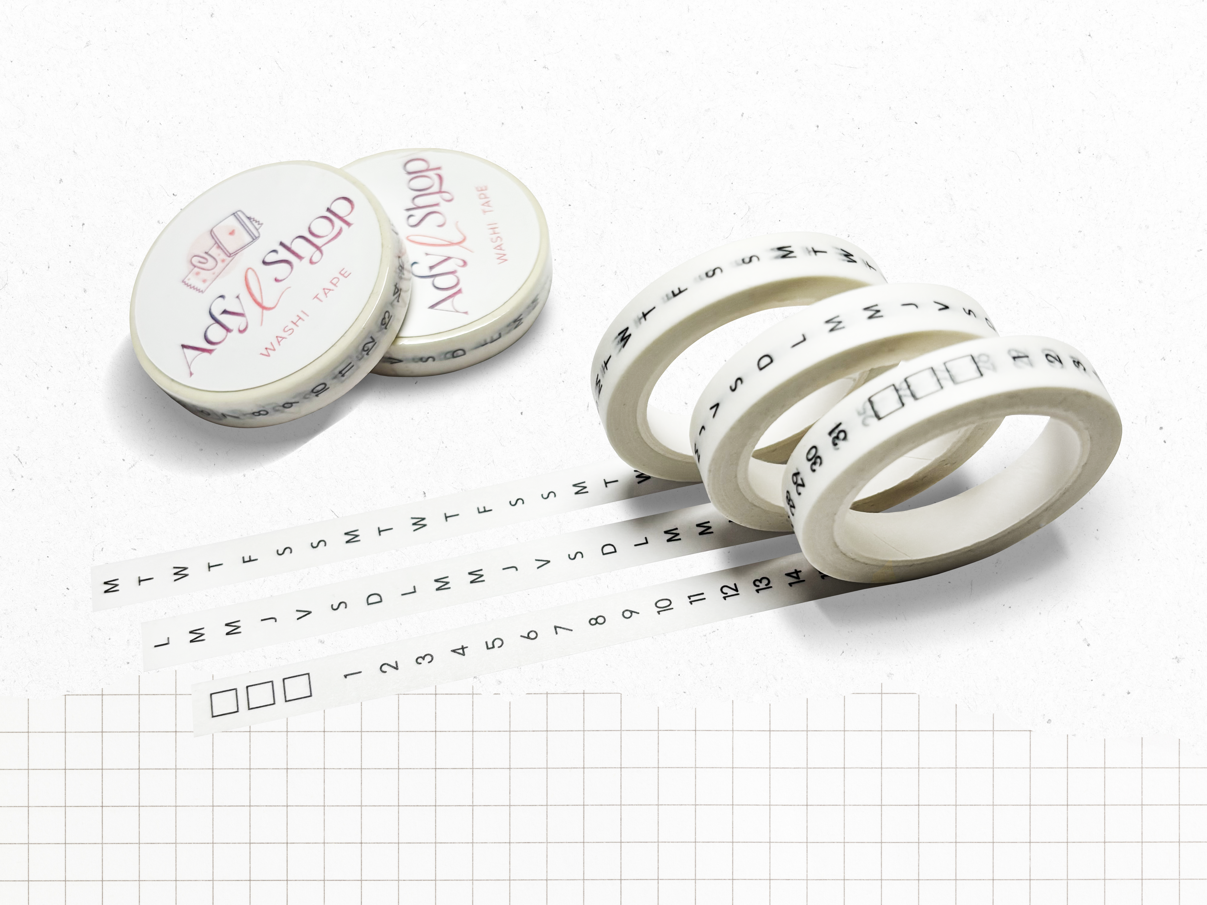 adylshop-dates-et-jours-washi-tape-jours-fran-ais-dates-8mm-x-10m image 1