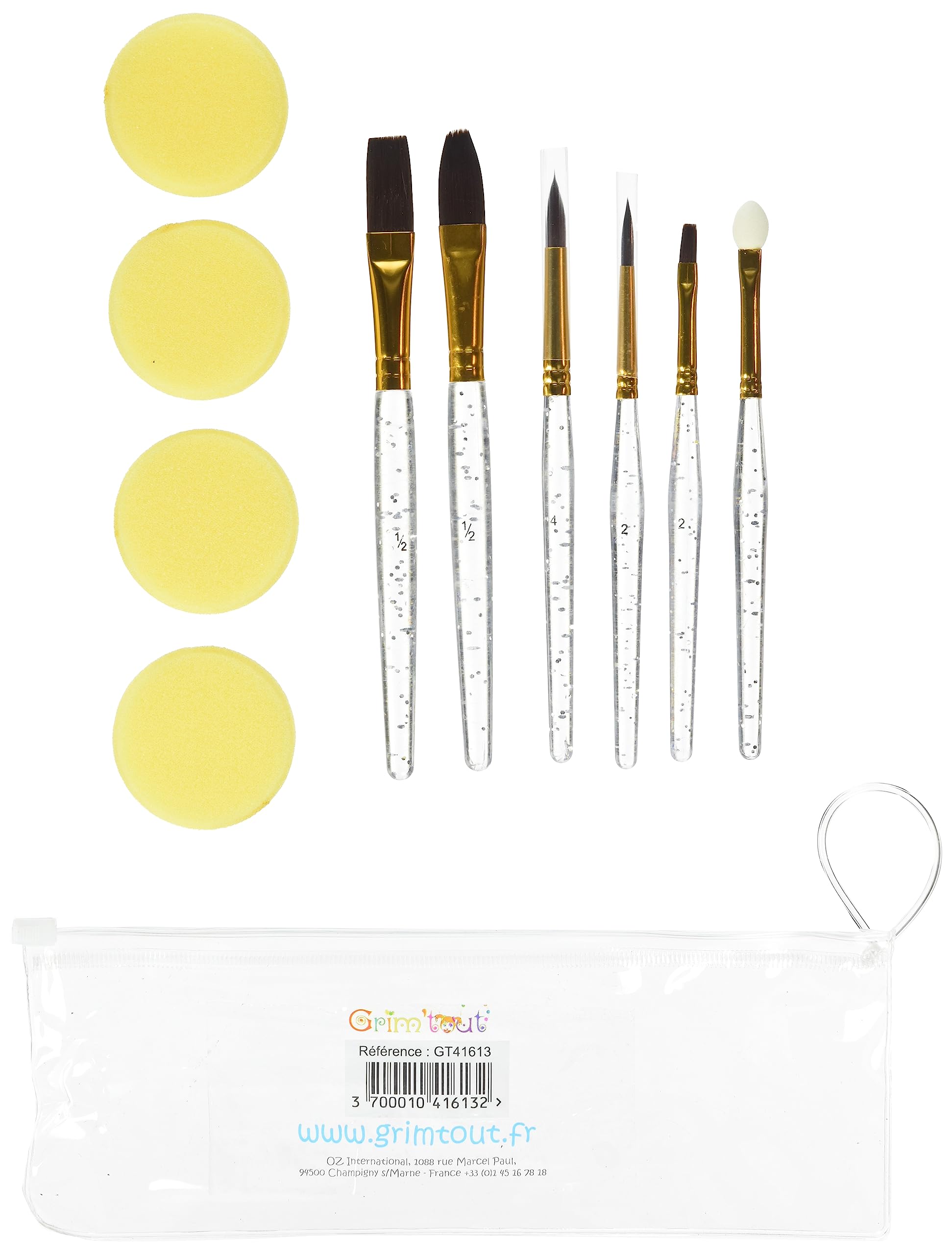 grim-tout-indispensables-trousse-maquillage-5-pinceaux-4-ponges image 2