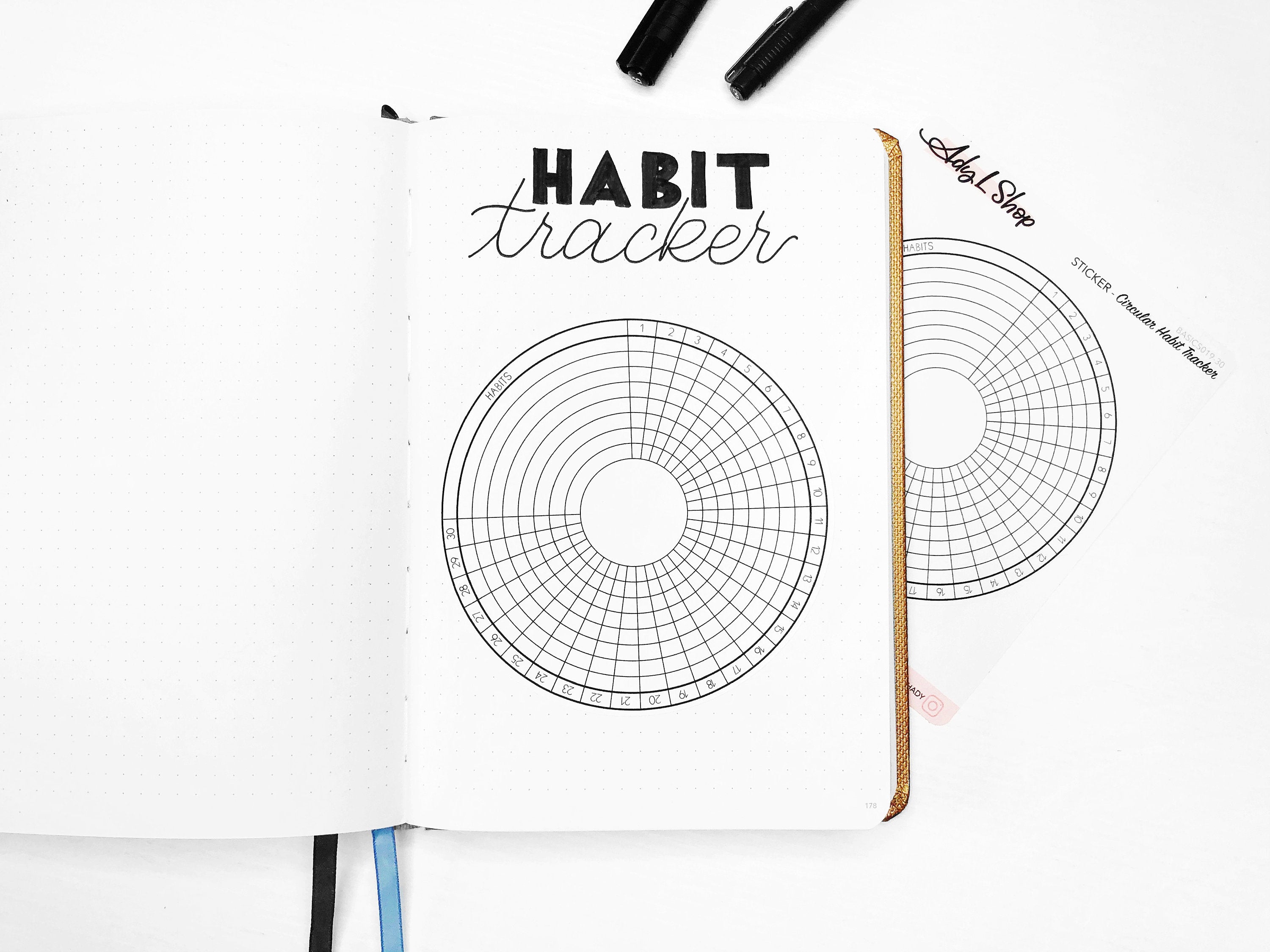 adylshop-habit-tracker-circulaire-sticker-rond-31-jours image 2