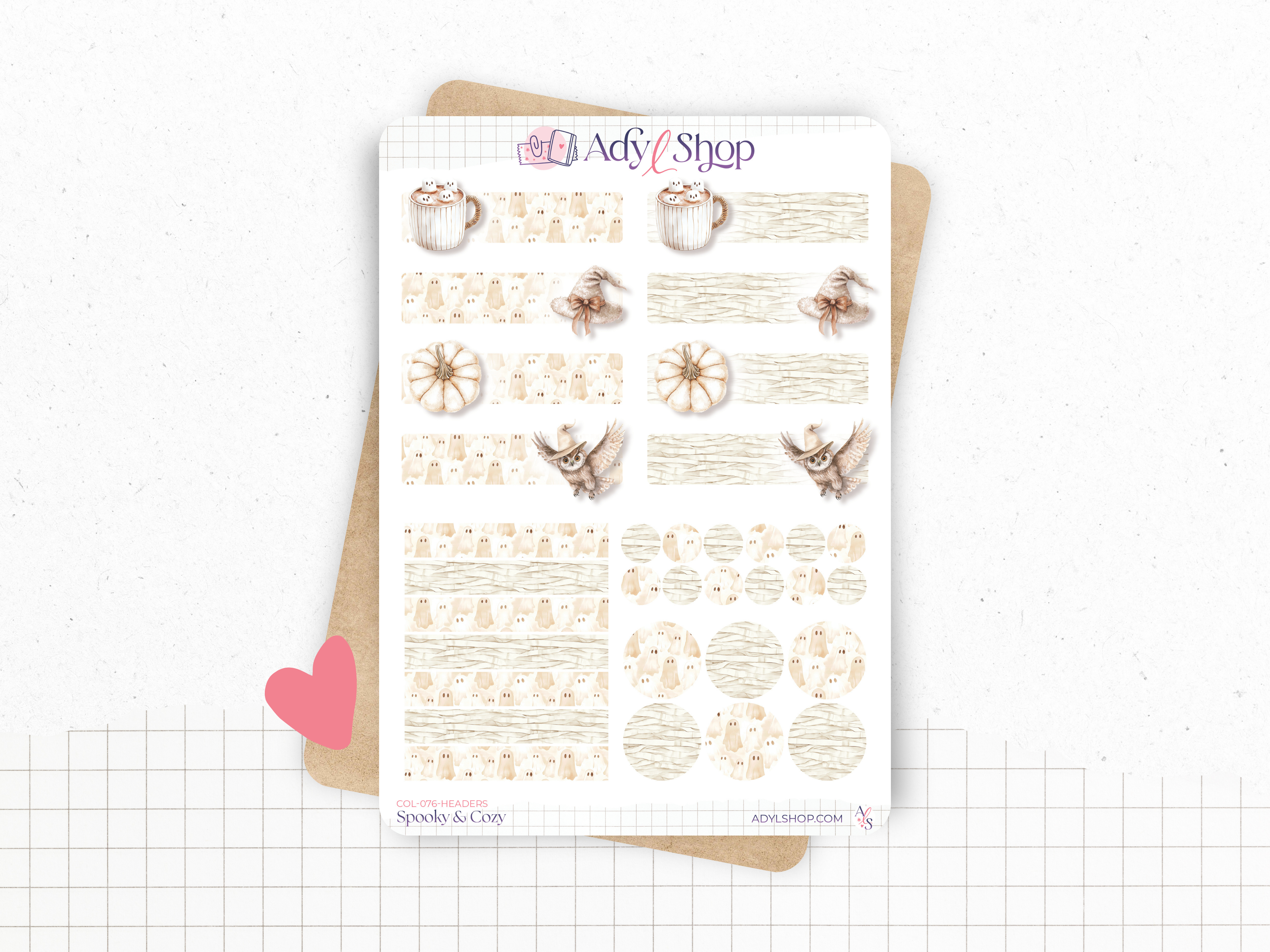 adylshop-spooky-cozy-pack-stickers-halloween-die-cut image 5
